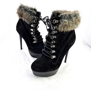 shoedazzle fuzzy boots